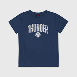 Футболка хлопковая детская Thunder, цвет: тёмно-синий