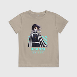 Детская футболка Клинок рассекающий демонов Обанаи столп