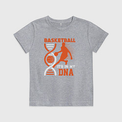 Детская футболка Баскетбол у меня в днк