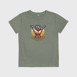 Детская футболка Приветственный жест Шака или Джамбо абаюнда