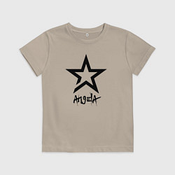 Детская футболка Анжела - звезда