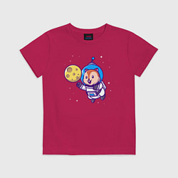 Детская футболка Белочка в космосе