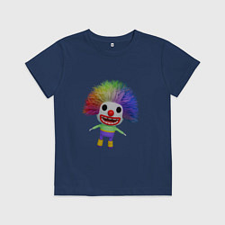 Детская футболка Cartoon clown colorful hair