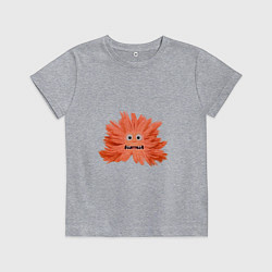 Детская футболка Рыжий пушистый монстрик