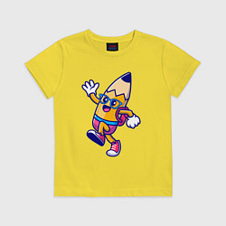 Детская футболка Карандаш ученик