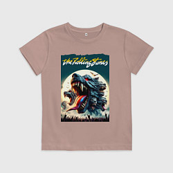 Детская футболка Волки Роллинг Стоунз - фантазия