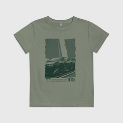 Детская футболка Постер спорткара
