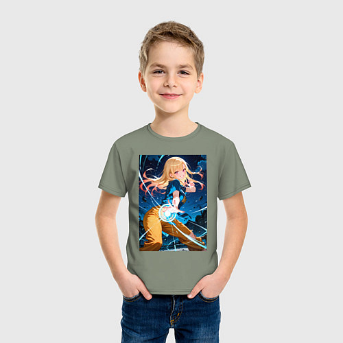 Детская футболка Марин Китагава косплей Dragon Ball / Авокадо – фото 3