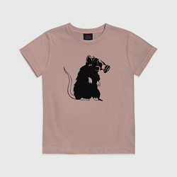 Детская футболка Gas rat