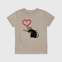 Детская футболка Rat heart