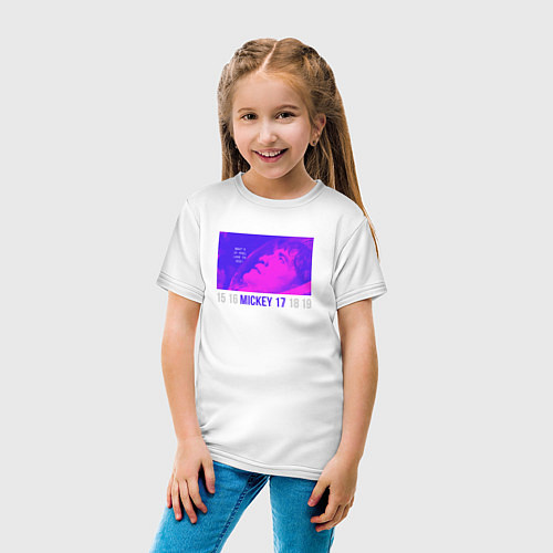 Детская футболка Микки - 17 / Белый – фото 4