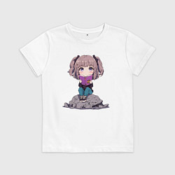 Детская футболка Аниме тиби и книга