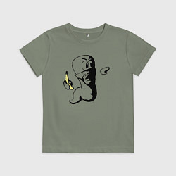 Детская футболка Червяк с бананом