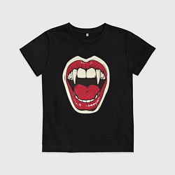 Детская футболка Клыки вампира