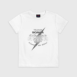 Детская футболка Scania always on time