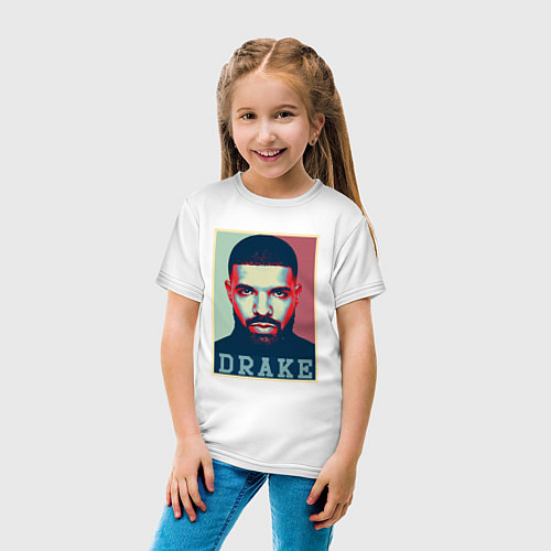 Детская футболка Drake / Белый – фото 4
