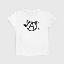 Детская футболка Cat anarchy