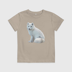 Детская футболка Белая северная лиса