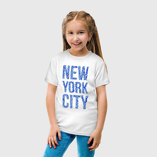 Детская футболка Blue New York City / Белый – фото 4