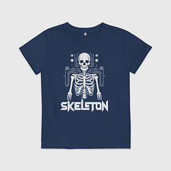 Детская футболка Скелет в схемах