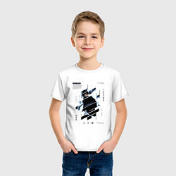 Футболка хлопковая детская Поднятие уровня в одиночку, Сон Джин-У, цвет: белый — фото 2