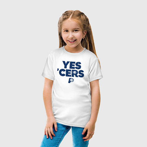 Детская футболка Yes cers / Белый – фото 4