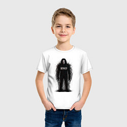 Футболка хлопковая детская Bones horror style, цвет: белый — фото 2