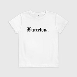 Детская футболка Barcelona Catalonia - Spain
