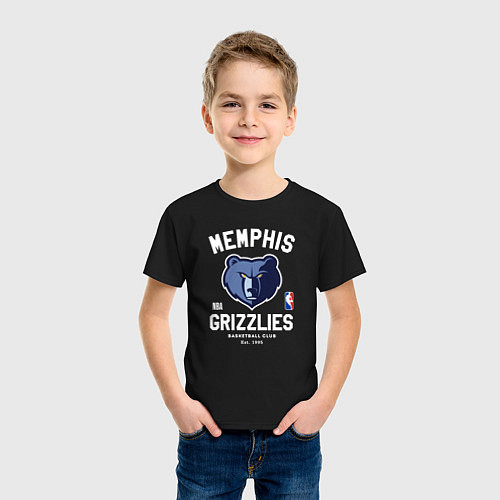 Детская футболка Memphis Grizzlies - NBA team / Черный – фото 3
