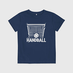 Детская футболка Гандбольный мяч в воротах