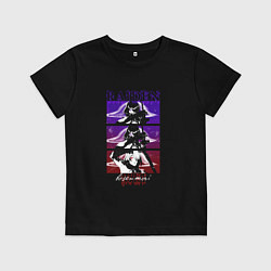 Футболка хлопковая детская Raiden Bosenmori Mei Black, цвет: черный