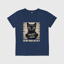 Детская футболка Bad Kitty
