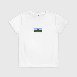 Детская футболка Да ты че мем майнкрафт