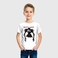Футболка хлопковая детская Death Note Ryuk - светлый, цвет: белый — фото 2