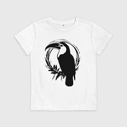 Детская футболка Тукан в круге