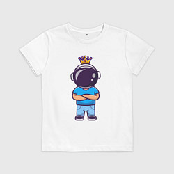 Детская футболка Король космонавт