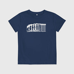 Детская футболка Штрихкод эволюции