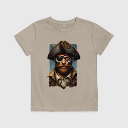 Детская футболка Одноглазый пират Йо-хо-хо и бутылка рома