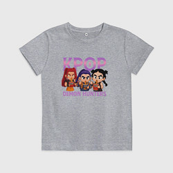 Детская футболка Кей-поп-охотницы на демонов чиби