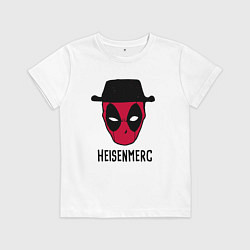 Футболка хлопковая детская Heisenmerc, цвет: белый