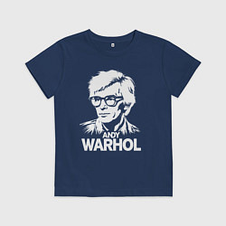 Детская футболка Энди Уорхол в стиле стрит-арт