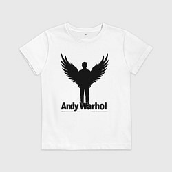 Детская футболка Крылатый Энди Уорхол