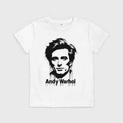 Детская футболка Молодой Энди Уорхол