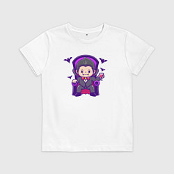 Детская футболка Дракула на троне