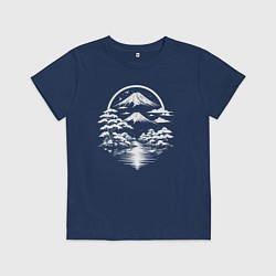 Детская футболка Тишина Фудзи