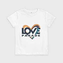 Детская футболка Логотип Love Parade