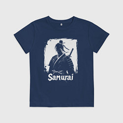 Детская футболка Портрет самурая