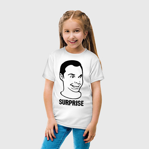 Детская футболка Sheldon surprise / Белый – фото 4