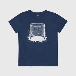 Детская футболка Хоккейная рамка