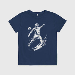 Детская футболка Аниме удар в футболе